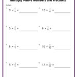 Multiply Fractions With Whole Numbers