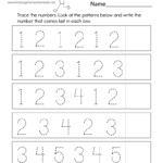 Number Patterns Worksheet Free Printable Digital PDF
