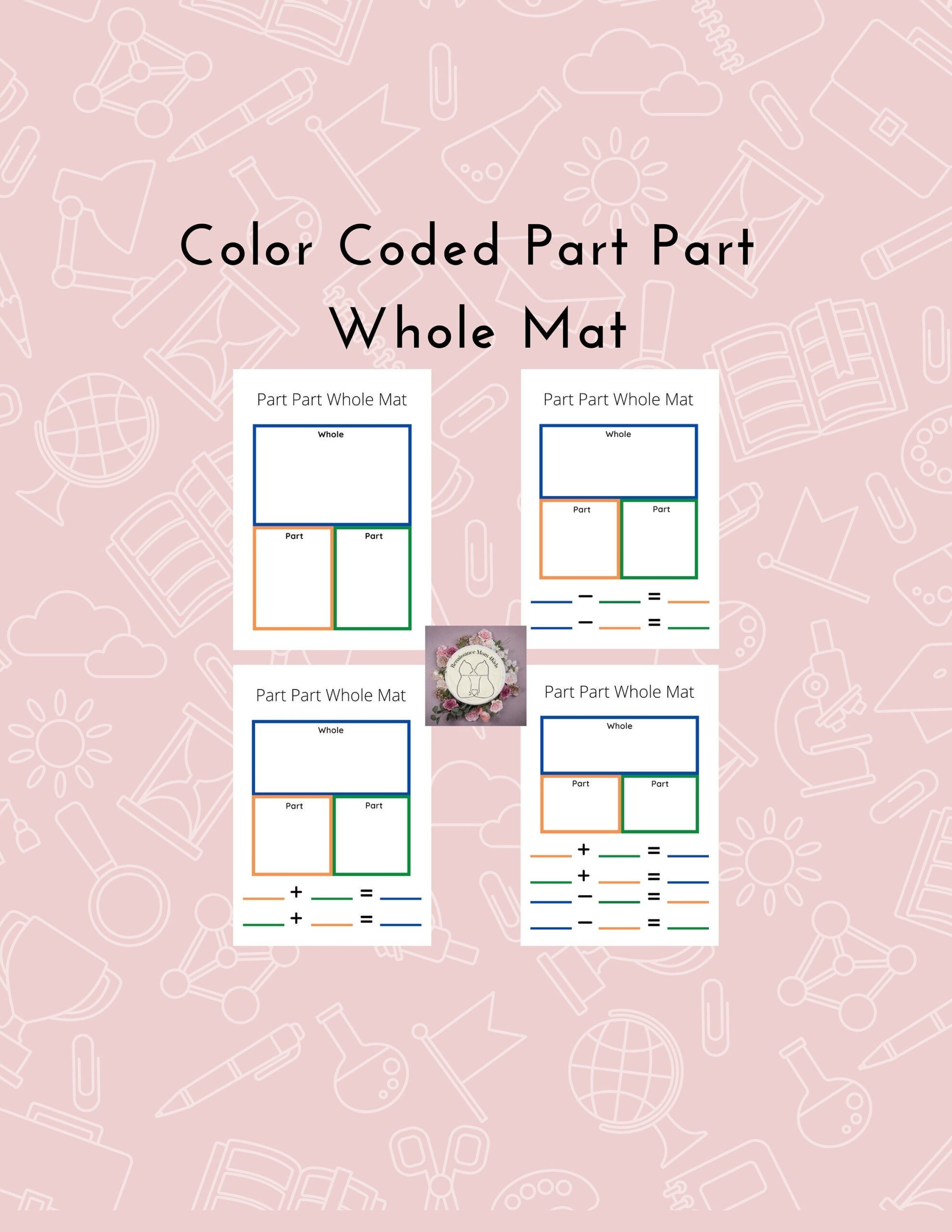 Part Part Whole Mat 1st Grade Math Math Resources Math Manipulatives Teacher Resources Homeschool Resources Visual Aid Math Mat Etsy Part Part Whole Mat 1st Grade Math Math Resources Math Manipulatives Teacher Resources Homeschool Resources Visual Aid Math Mat Etsy