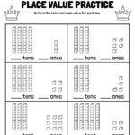 Place Value Worksheet 1st Grade Math TheCatholicKid