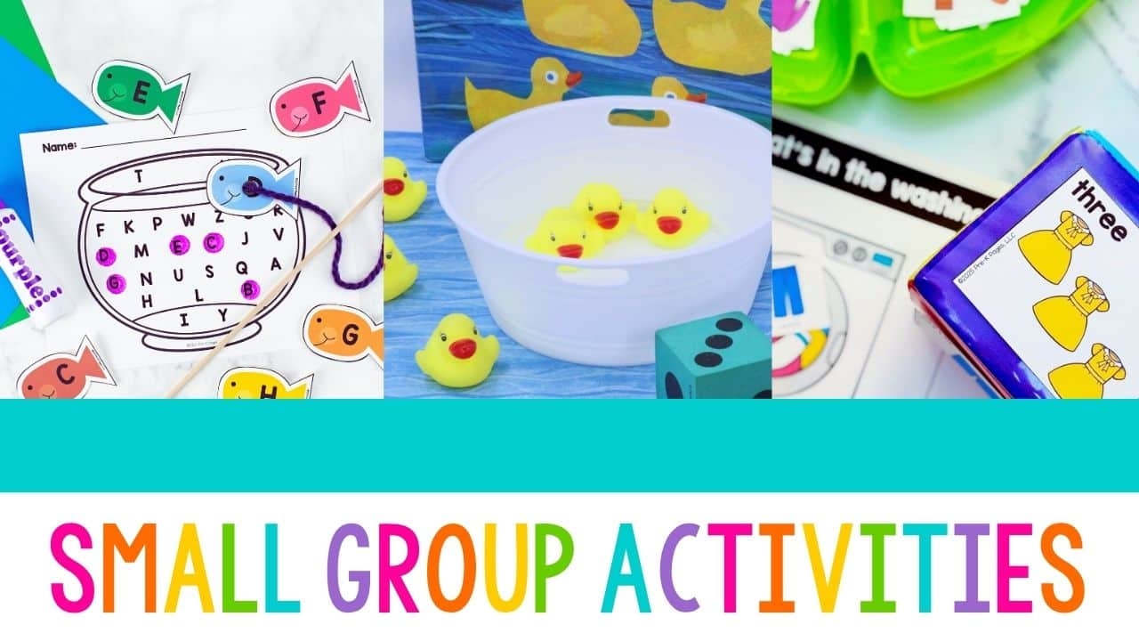 Small Group Activities For Preschool Pre K Pages