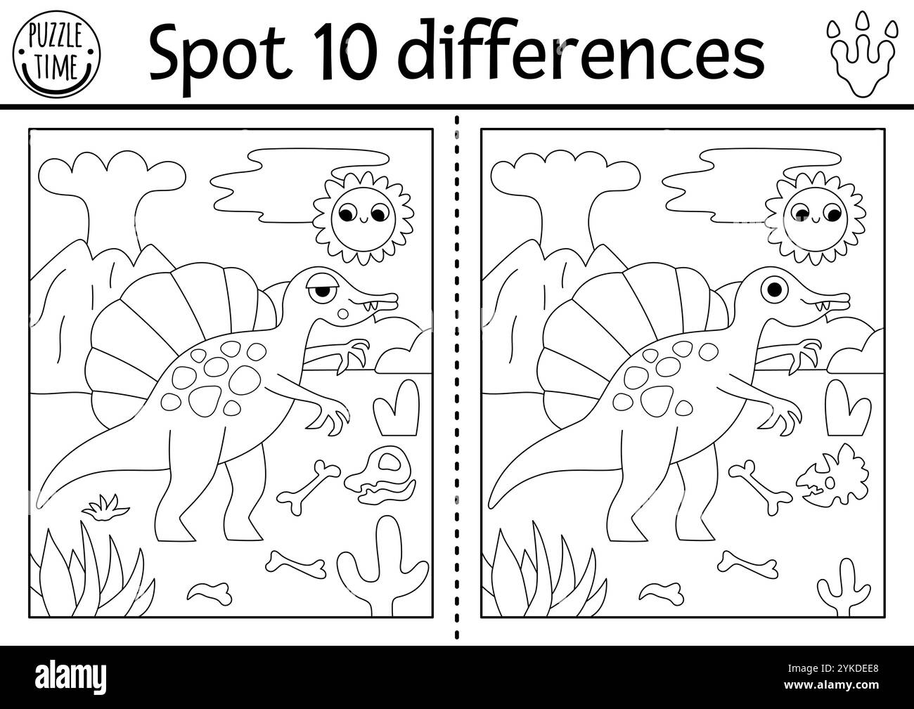 Spot The Difference Puzzle Black And White Stock Photos Images Page 2 Alamy