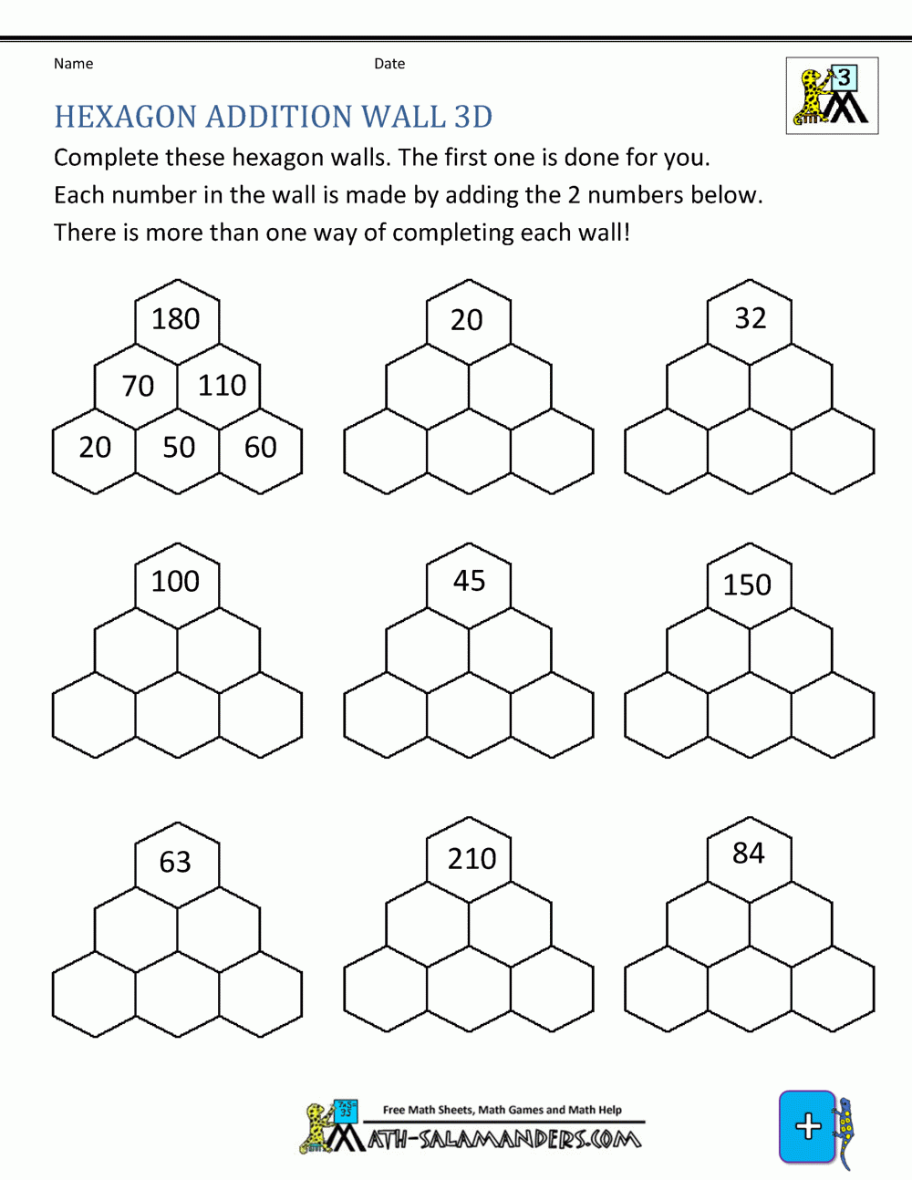 addition worksheets for grade 3