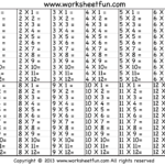 Times Table 2 12 Worksheets 1 2 3 4 5 6 7 8 9 10 11 12 13 14 15 16 17 18 19 And 20 FREE Printable Worksheets Worksheetfun