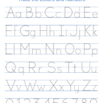 Tracing Alphabet Letters Printable Handwriting Worksheets Free Printables Lettering SVG Files Tools Apps