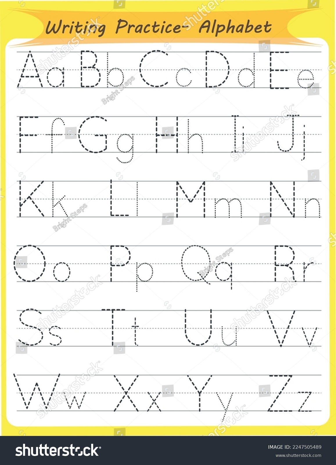 tracing the letters of the alphabet worksheets
