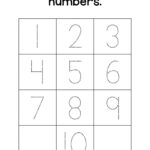 Tracing Numbers 1 10 Worksheets Free Printable Pdfs Teach Prints