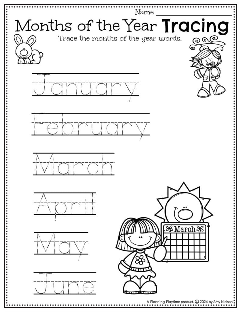 Tracing Worksheets And Activities For Preschool Planning Playtime