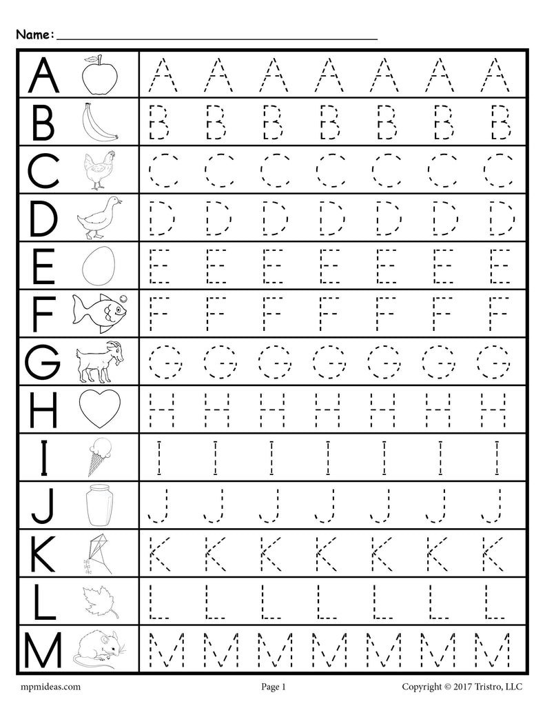 letter tracing sheets kindergarten letter tracing sheets kindergarten