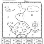 Valentine s Day Color By Letter Worksheet Free Printable Digital PDF