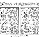 Winter Fun Spot The Differences Printables Free Coloring Pages Learning Worksheets HP Official Site