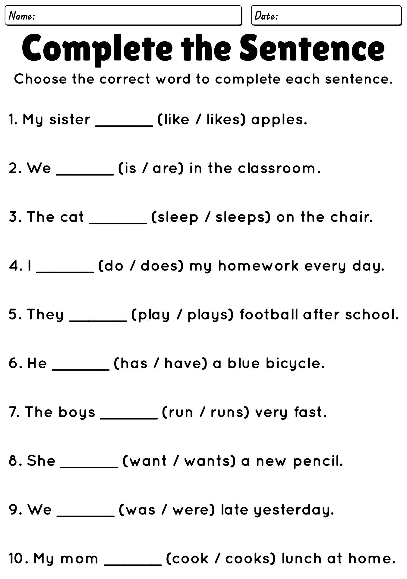 homework for 3rd graders