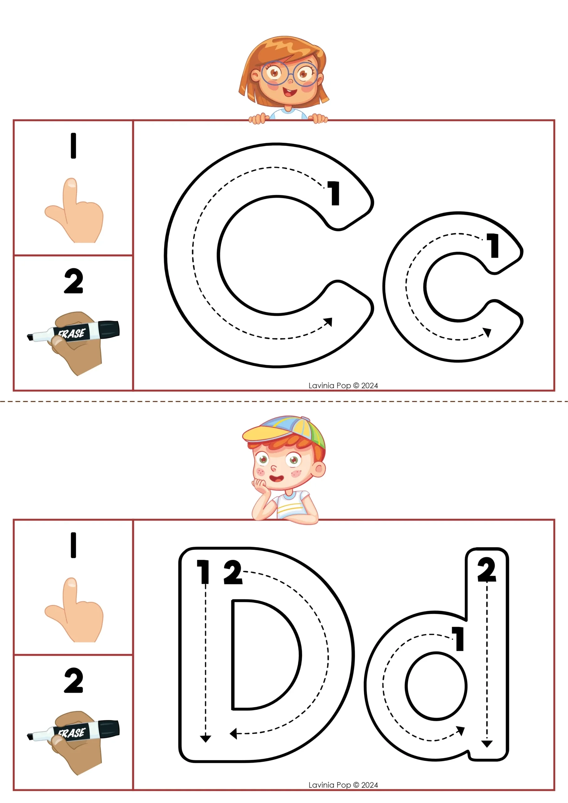lower and upper case alphabet