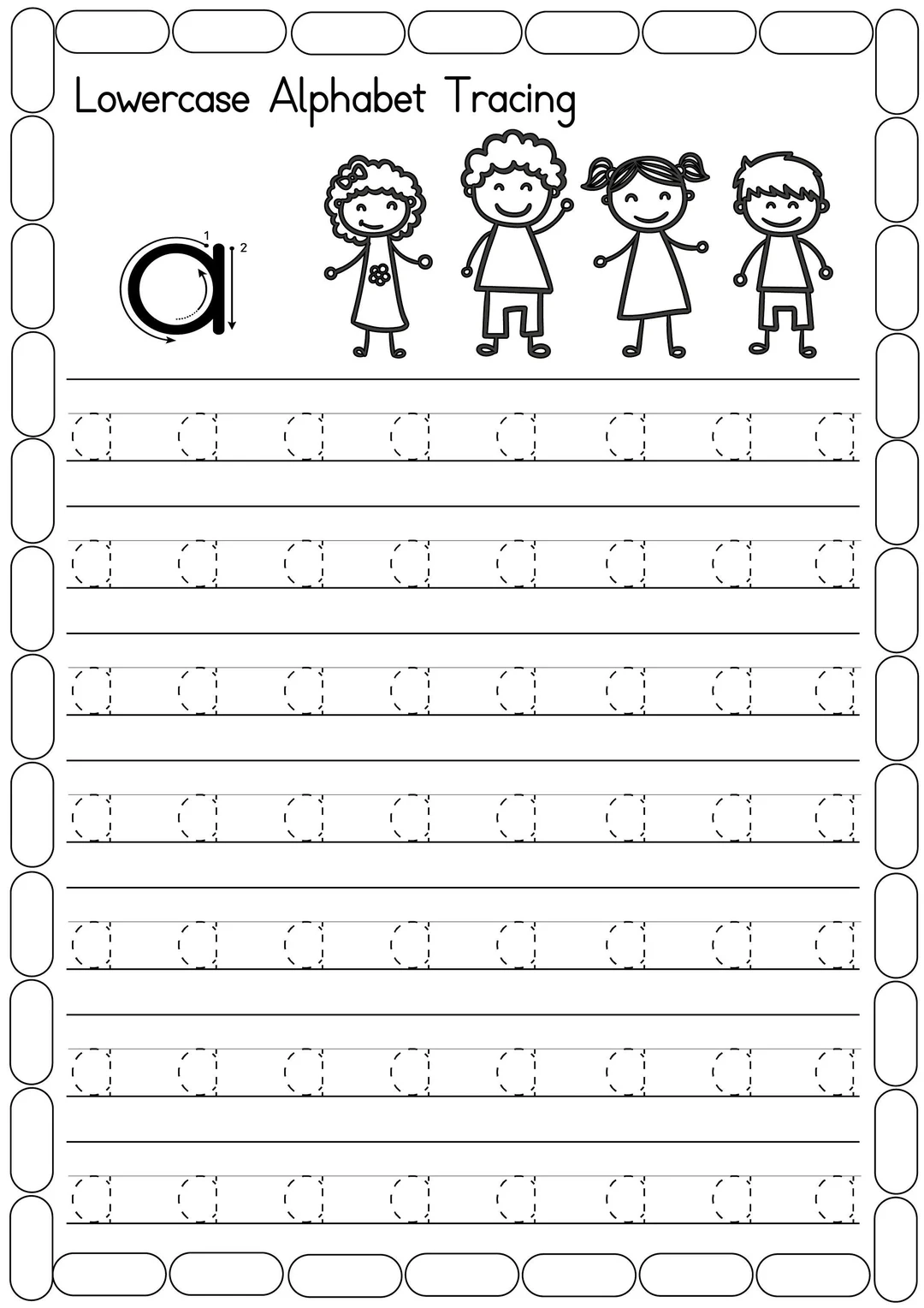 Alphabet Tracing Worksheets Lowercase Handwriting Practice PDF Etsy Finland Alphabet Tracing Worksheets Lowercase Handwriting Practice PDF Etsy Finland