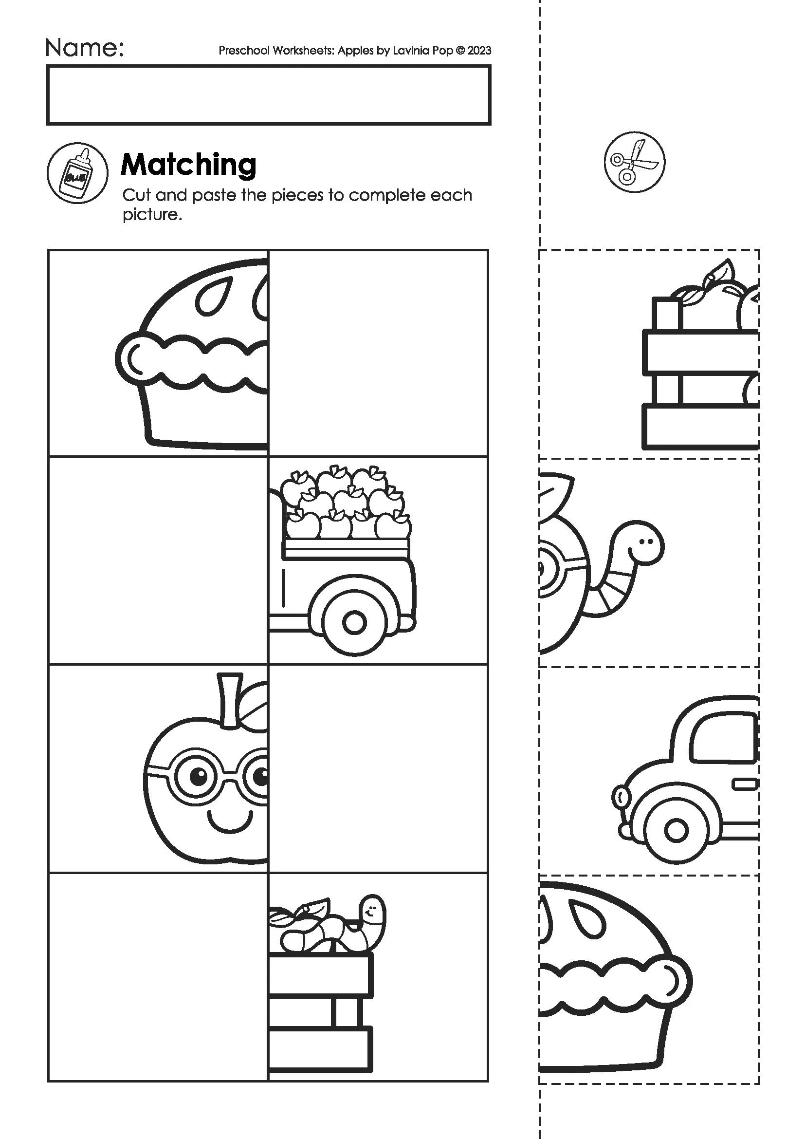 Apples Preschool Worksheets And Activities No Prep