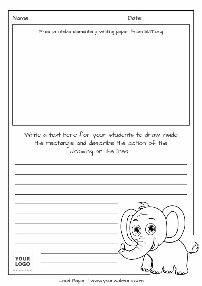 writing paper to print free