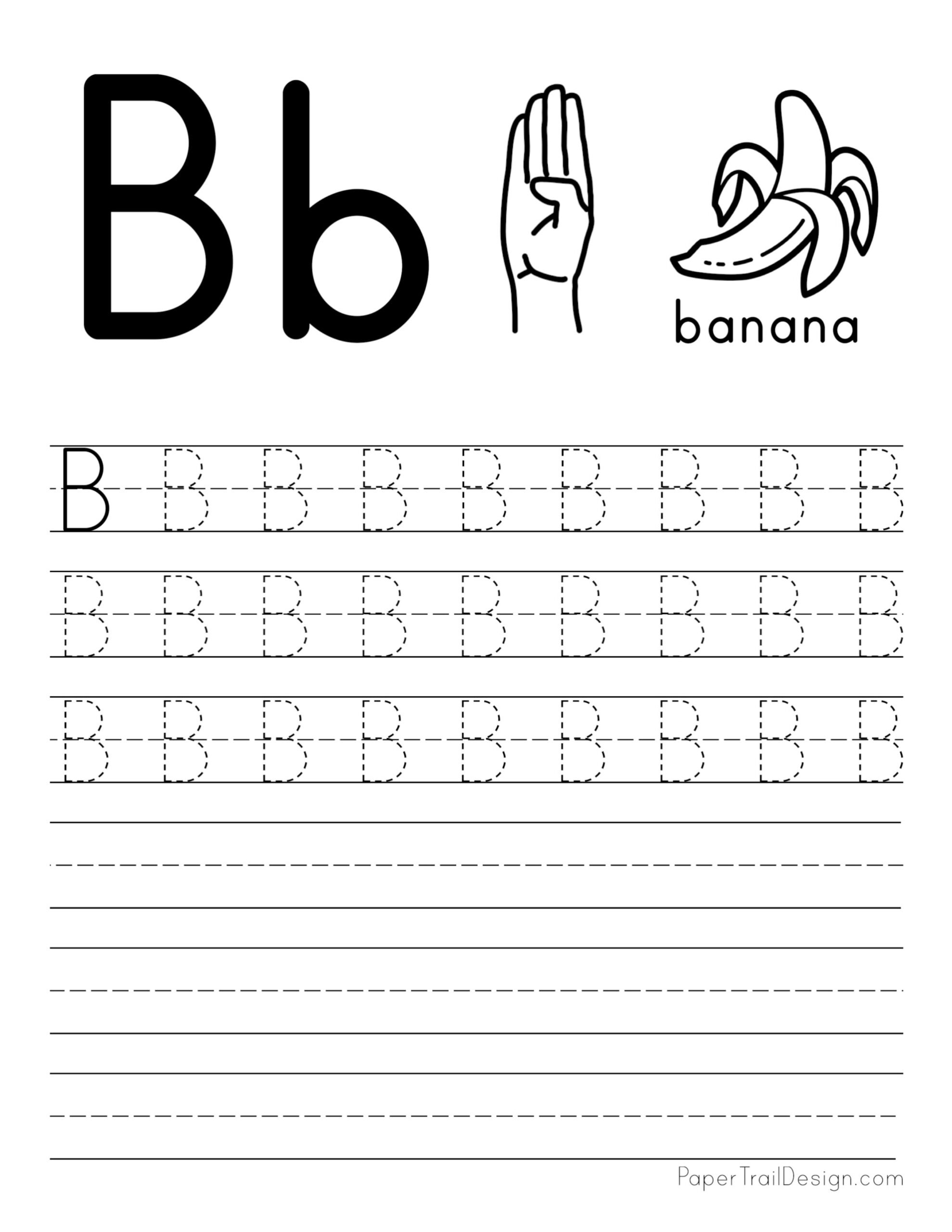 Free Letter Tracing Worksheets Paper Trail Design Free Letter Tracing Worksheets Paper Trail Design