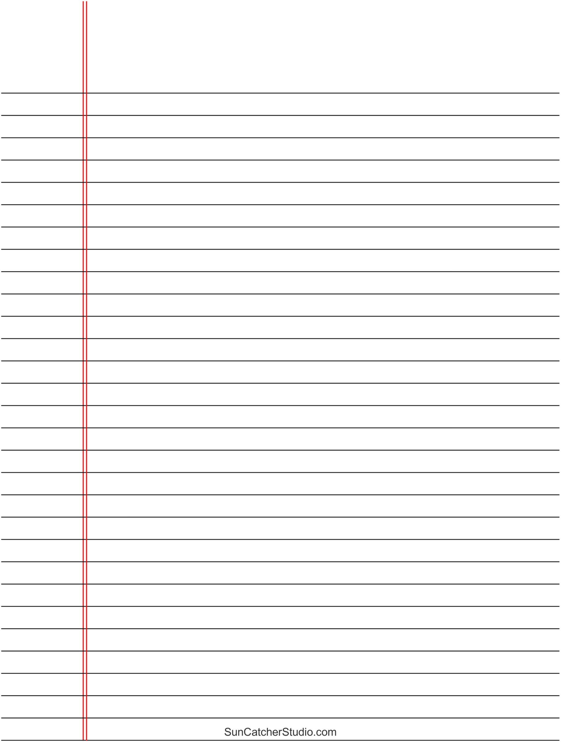 Free Printable Lined Paper Handwriting Notebook Templates Free Printables Lettering SVG Files Tools Apps