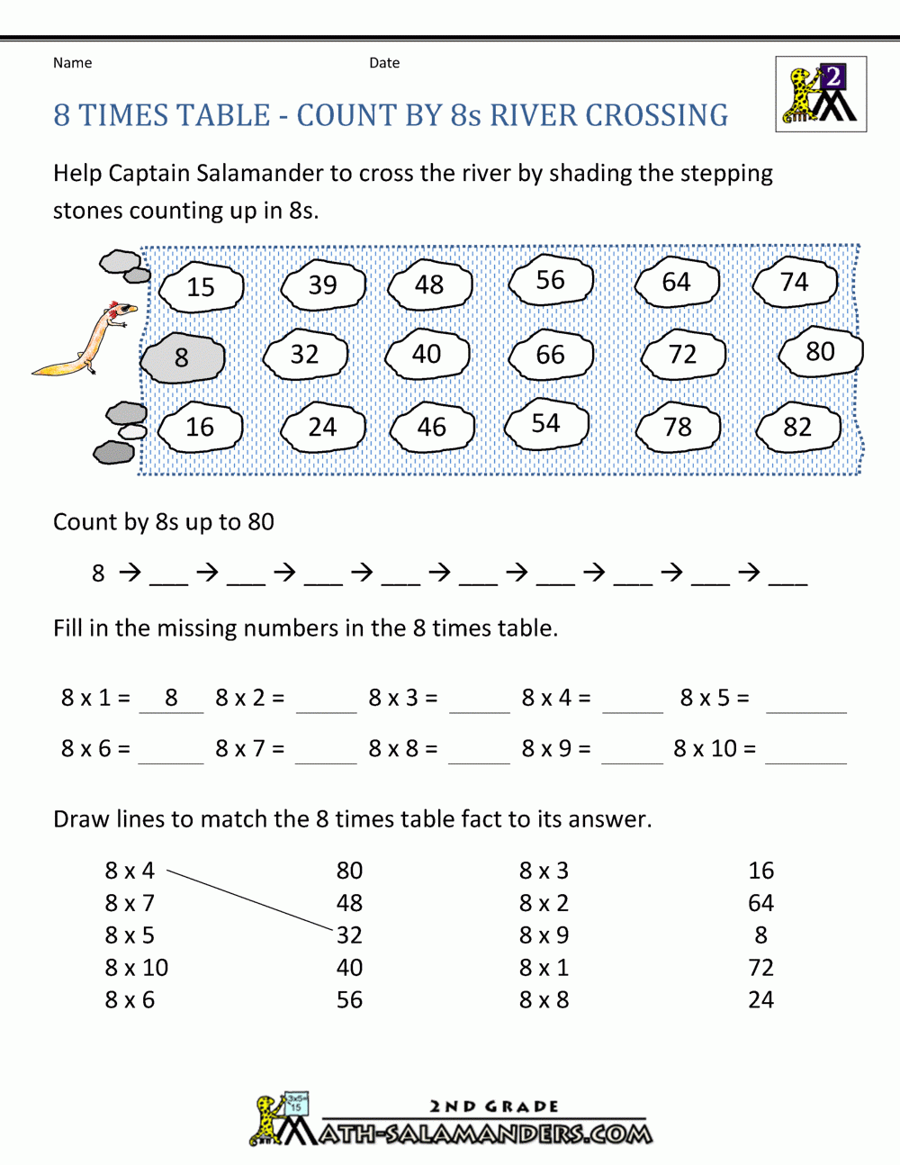 Multiplication By 8 Worksheet Practice And Mastery Multiplication By 8 Worksheet Practice And Mastery