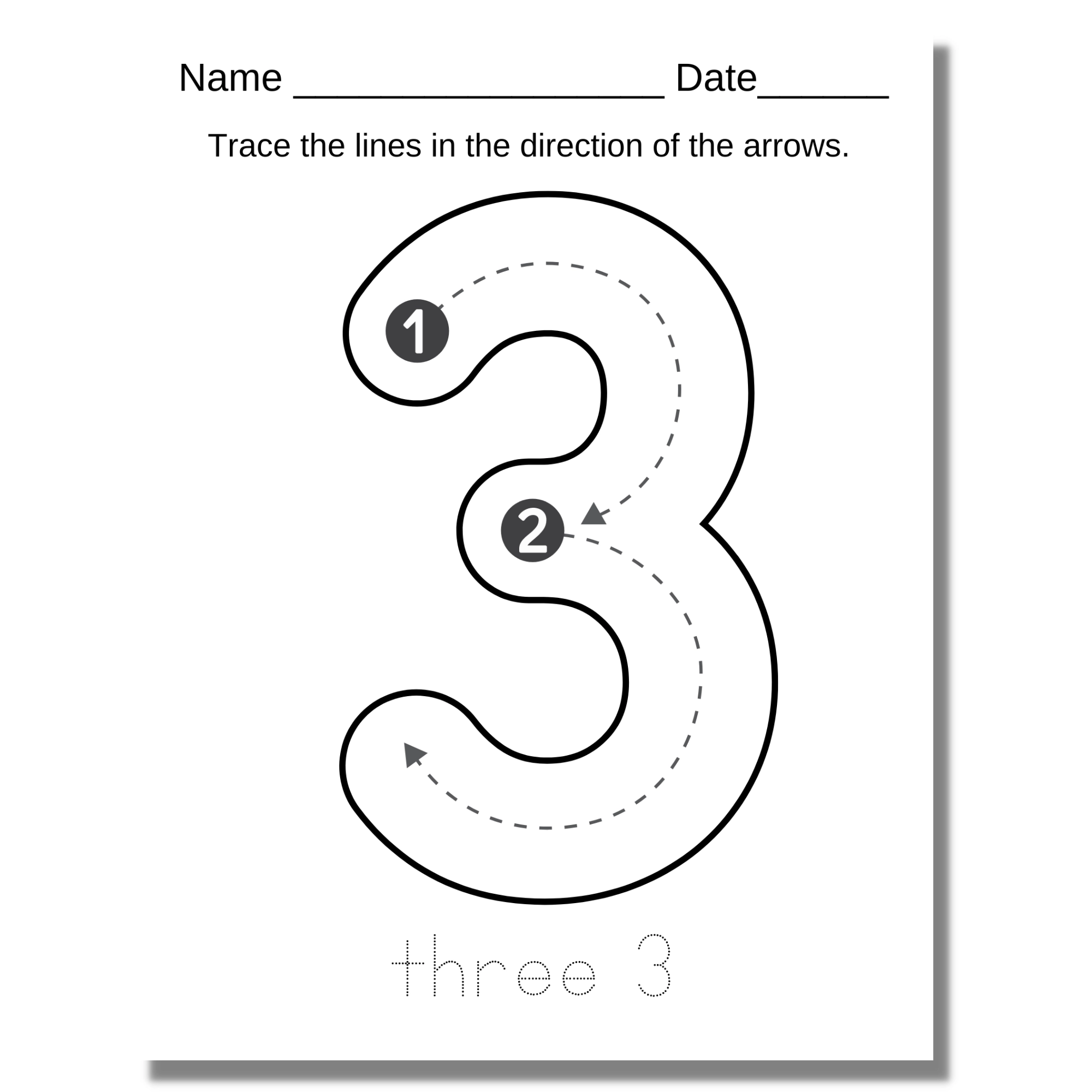 Number Tracing Worksheets For Kids Numbers 0 Through 10 At Home With Zan Printables