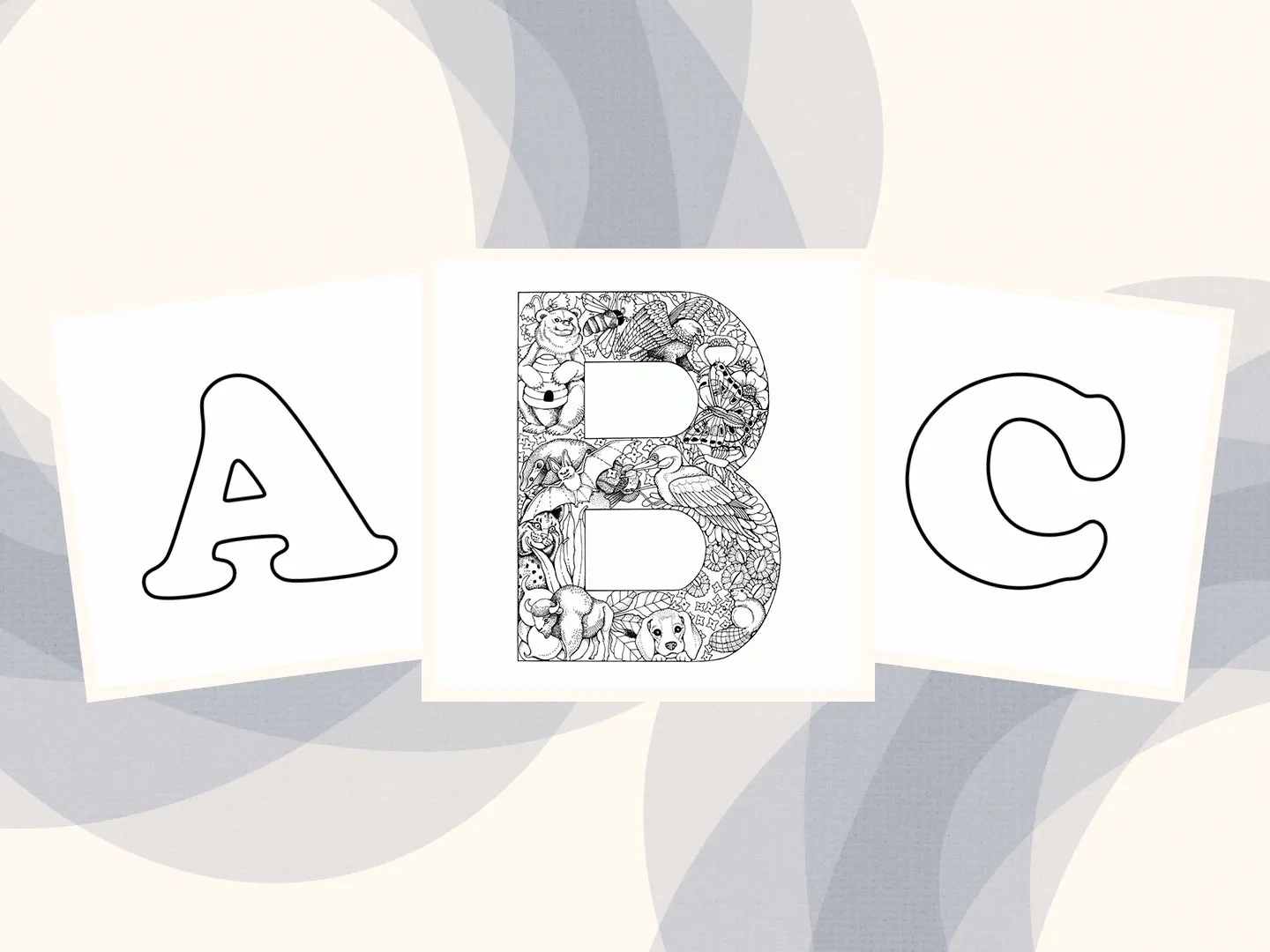 Printable Letters ABC Coloring Pages Make Learning The Alphabet Fun