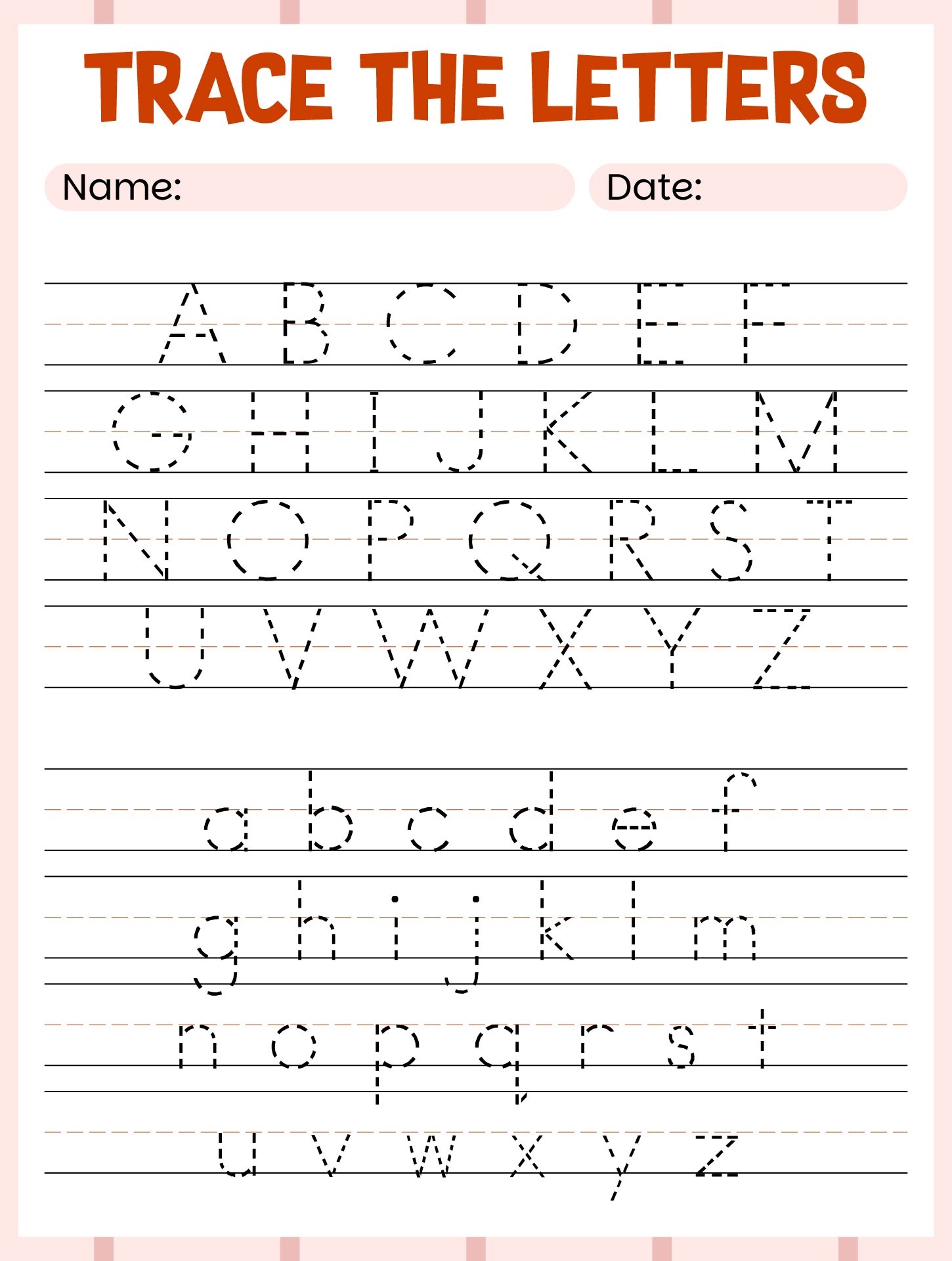 alphabet letters printable free